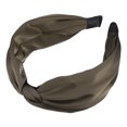 thumbnail image 5 of Unique Bargains Satin Twist Headband Hairband for Women 1.2 Inch Wide 1 Pcs Light Brown, 5 of 7