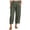 Army Green, variant on HomeGardon Shorts for Women Casual Solid Color Loose Button Straight Pants,M-XXXXL