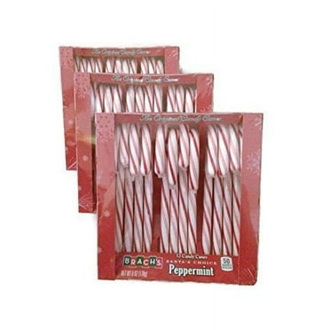 Brach's 12 Peppermint Candy Canes, 12 Count (Pack of 3)