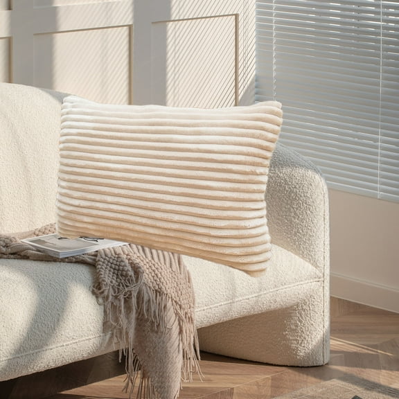 Nkmbld Pillowcase Drawstring Flannel Pillow Cover Back Cushion Super Soft High Quality Brushed Microfiber Pillowcase, Standard/Queen