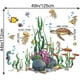 thumbnail image 3 of Colorful Underwater World Wall Stickers Turtle Seaweed Wall Stickers - Removable Vinyl Children's Be, 3 of 5