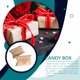 thumbnail image 3 of Advancent 100 unids/set caja de dulces de boda cajas de regalo de fiesta de estilo Vintage portátil para propuesta de cumpleaños de compromiso Almacenamiento y organización del hogar, 3 of 6
