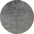 thumbnail image 1 of Ahgly Company Indoor Round Abstract Gunmetal Gray Abstract Area Rugs, 5' Round, 1 of 6