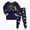 H164-Black, variant on TOWED22 Little Boys Pajamas 2Pcs Long Sleeve Crewneck Top and Elastic Waist Pants Cotton Print Sleepwear Pjs Toddlers 6-12 Months 12-24 Months 2t 3t 4t 5t 6t 7t 8t 9t Children,Black,7-8 Y