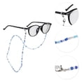 thumbnail image 3 of Unique Bargains 1Pc Eyeglass Chain Glasses Chain Beaded Pattern 70cm L Blue, 3 of 5