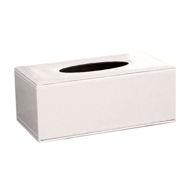 Leather Tissue Box Minimalist Home Hotel Car Mounted Leather Paper Suction Paper Box