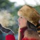 thumbnail image 3 of Gorro De Invierno Piel Sintética Cola De Mapache Ruso Redondo Parte Superior Plana Protección Para Los Oídos Engrosado Otoño Invierno Gorro Térmico Para Mujer Para Acampar, Talla Única, 3 of 5