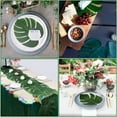 thumbnail image 6 of Clearance! 36Psc Imitation Tropical Leaves Ideal for Luau Parties Jungle and Beach Themed Decor for Barbecue Parties Table Decoration, 6 of 9