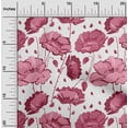 thumbnail image 2 of oneOone Polyester Spandex Magenta Fabric Floral Sewing Craft Projects Fabric Prints By Yard 56 Inch Wide, 2 of 4