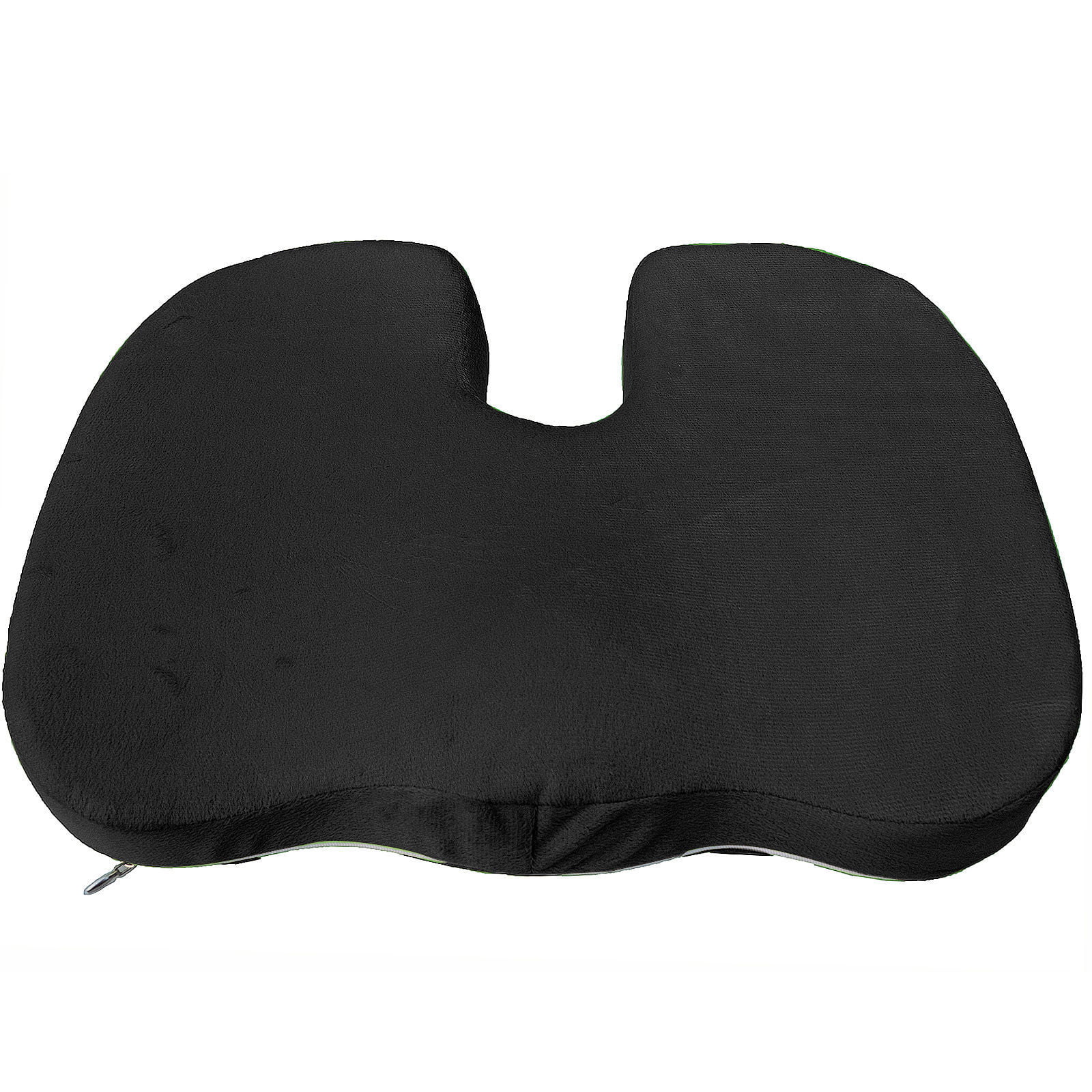 Maxphenix Memory Foam Car Seat Cushion - Coccyx & Back Pain Relief for Car, Truck, Office - Black, Size: 18 x 17 x 2.5