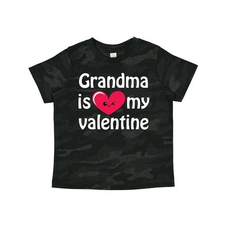 

Inktastic Grandma is My Valentine Gift Toddler Boy or Toddler Girl T-Shirt