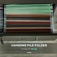 thumbnail image 5 of Demi Bonn Modern 2-Drawer Filing Cabinet with Lock and Keys, for Letter Size, Home Office, Lateral Storage File Cabinet, Brown, 5 of 11
