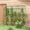 Green + Steel#510, variant on 6ft Tall Arch Trellis for Climbing Plants Outdoor, A-Frame Cucumber Trellis with Plastic Coated Steel Frame and Climbing Net, Support Vegetables Peas Fruit Vines, Green, 72H x 71.75D x 17W