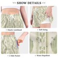 thumbnail image 6 of FORMRS Womens Swim Shorts Mesh Liner Quick Dry Casual Beach Board Bottom with Pockets, Sizes S-2XL, Sage Green Stripe Pattern, 6 of 9