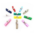 thumbnail image 4 of WHAMVOX 70-Piece Pegboard Clips Set with Nails for Cork Boards, Wooden Decorative Craft Clips for Projects, 4 of 8