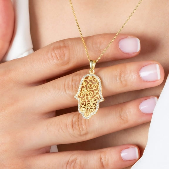 Hamsa Hand Necklace