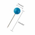 thumbnail image 2 of UPGRATOR 2 Boxes of Multi Color Map Tacks Plastic for School Use with Round Head, 2 of 8