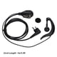 thumbnail image 3 of K type walkie talkie auriculares, profesional 1m/3.3ft k type walkie talkie auricular hb-929m para walkie talkie, 3 of 7
