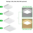 thumbnail image 4 of Mistaha LEDs Ceiling Light Flush Mounting 36W Ceiling Lamp for Kitchen Bedroom Hallway (2800-3200K Warm Light), 4 of 8