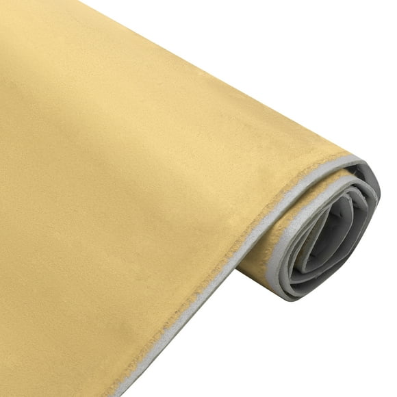 Unique Bargains Headliner Fabric 98" L x 57" W for Car Truck RV SUV Boat Automotive Interior Trim DIY Roof Repair Replacement Foam Backing Suede Fabric Beige