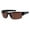 Shiny Black Brown, variant on Choppers Mens Skull Print Arm Half Rim Warp Gangster Sunglasses Matte Black Blue Mirror