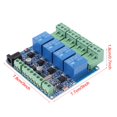 thumbnail image 1 of 4 Channel 9600 Baud Rate Relay Board, LED Relay, For Industrial Control Industrial Supplies Industrial Components, 1 of 8
