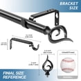 thumbnail image 3 of Urbanest Flame Single Curtain Rod and Hardware Set, 3 of 6