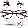 thumbnail image 5 of LifeArt Blue Light Blocking Glasses, Anti Eyestrain, Computer Reading Glasses, Gaming Glasses, TV Glasses for Women Men, Anti Glare (Dark Red, +3.50 Magnification), 5 of 8