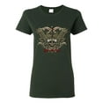 thumbnail image 1 of Biker Til I Die Live to Ride Motorcycle Cars and Trucks Womens Graphic T-Shirt, Forest Green, Medium, 1 of 3