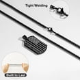 thumbnail image 7 of HEYOLL Black Dog Tag Necklaces for Men to My Brother Gifts from Brother American Flag Pendant Chain Military Army Birthday Valentines Day Jewelry Gifts Teen Teenages Tween Preteen Him Age Ideas, 7 of 7