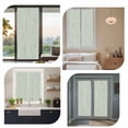 thumbnail image 7 of Window Privacy Film Sage Green Ombre Stained Glass Window Film Decorative Sun Block Window Cover Farmhouse Stripes Modern Abstract Art Window Clings Static Adhesive Sticker for Bathroom 17.7"x78.7", 7 of 7