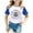 Blue, variant on Little Girl's Tshirts Los Angeles Printed Short Sleeve T Shirt Summer Child Graphic Tees