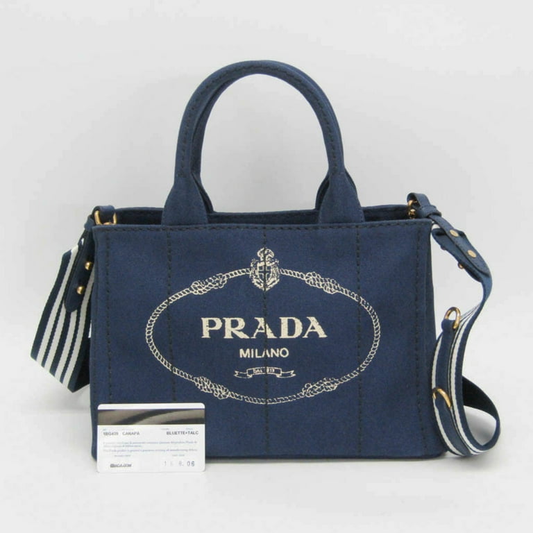 Pre-Owned Prada Canapa S Size 1BG439 Women's Canvas Shoulder
