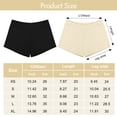 thumbnail image 6 of Ruisita 2 Pack Girl Boy Cut Low Rise Shorts Comfortable Dance and Bike Shorts Skirt Shorts for Teenagers, 6 of 9