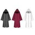 thumbnail image 4 of Capa con capucha Sonducket disfraz de Halloween unisex bata larga Negro L, 4 of 6