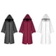 thumbnail image 4 of Capa con capucha Sonducket disfraz de Halloween unisex bata larga Negro L, 4 of 6