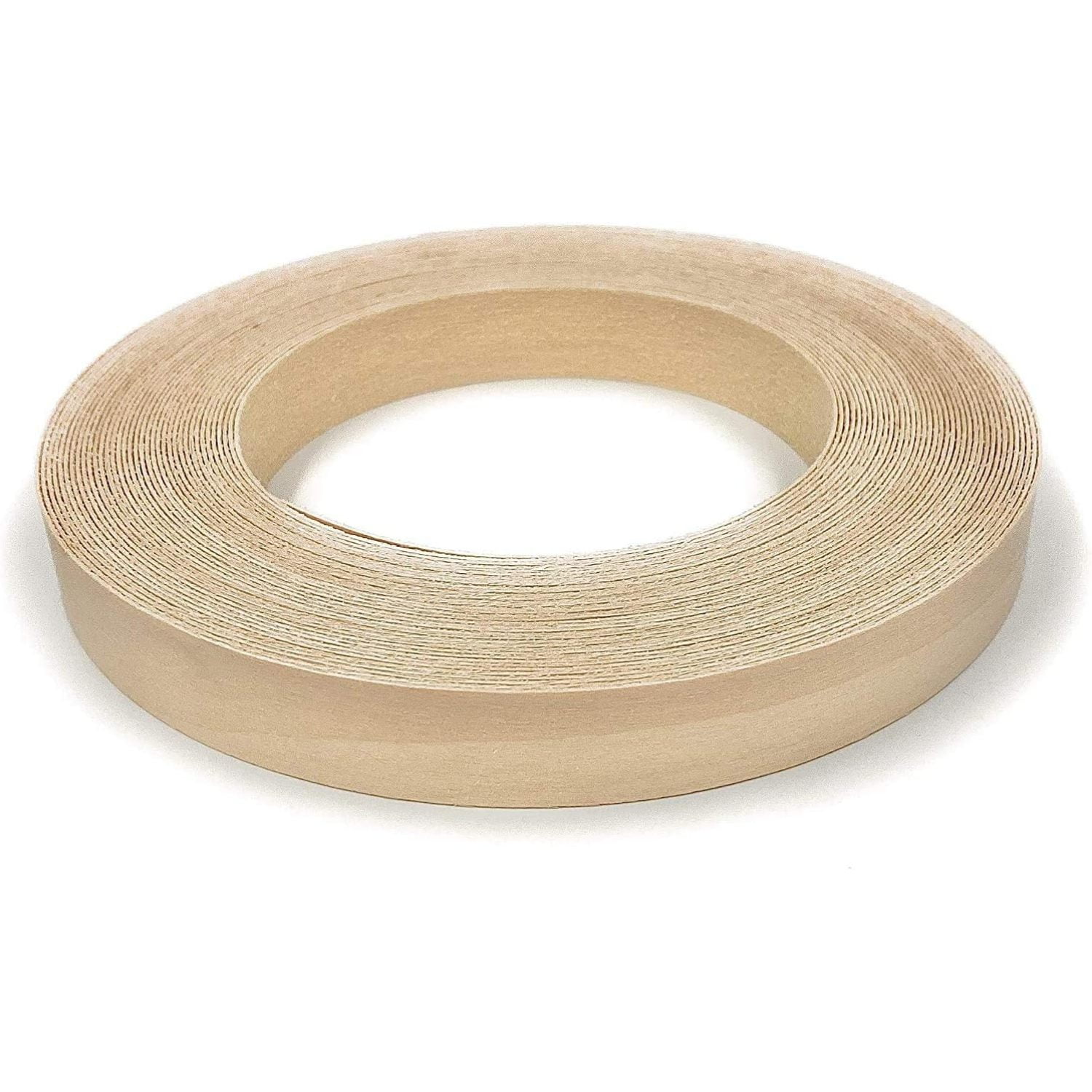 Birch Preglued 1 1/8" X 50' Roll, Wood Veneer Edge Banding, Flexible