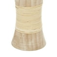 thumbnail image 6 of DecMode Indoor 10", 8", 6"H Coastal Wood Candle Holder, Brown, 3 - Pieces, 6 of 8