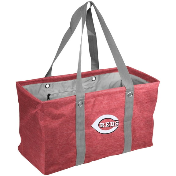 Cincinnati Reds Crosshatch Picnic Caddy Tote Bag