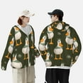 thumbnail image 4 of Gaeub Mallard Ducks Wild Birds Men's and Women's UPF 50+ Long-Sleeved Sun Protection Clothing, Fishing Shirt Long Sleeve Zip-XX-Large, 4 of 7