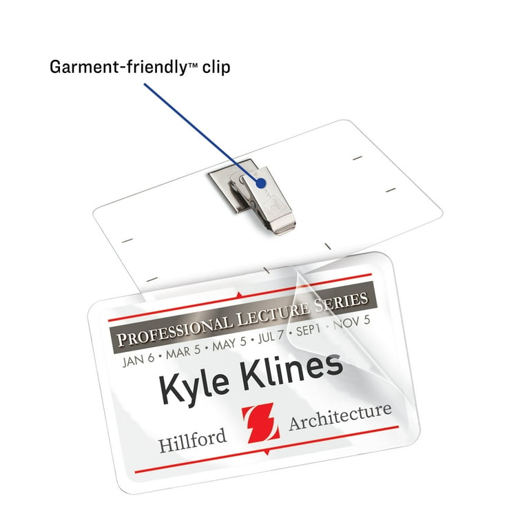 S/Adh Name Badge 75x40mm 240 Label | Online Stationers