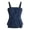 Dark Blue, variant on Women'S Top-Cute Casual Tank Sleeveless Denim Strap Blouse For Wear Casual Basic Tee Size M