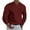 Red, variant on Men's Casual V-Neck Long Sleeve Tee Shirt Soft Comfortable Lightweight Top Blouse for Spring Winter Seasons