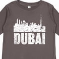 thumbnail image 4 of Inktastic Dubai City Skyline with Grunge Boys or Girls Long Sleeve Toddler T-Shirt, 4 of 5