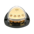 thumbnail image 2 of Bloque de distribución de energía de 4 vías 1-Entrada de calibre 4-Distribuidor de tierra de salida de calibre que conecta el divisor de audio del automóvil, 2 of 14