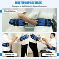 thumbnail image 3 of Rhino Valley Gait Belt Transfer Belt for Senior with 7 Handles, 59" Anti-Slip Transfer Belt for Elderly, Lift Belt, Nursing Safety Patient Assist, Blue & Black, 3 of 6