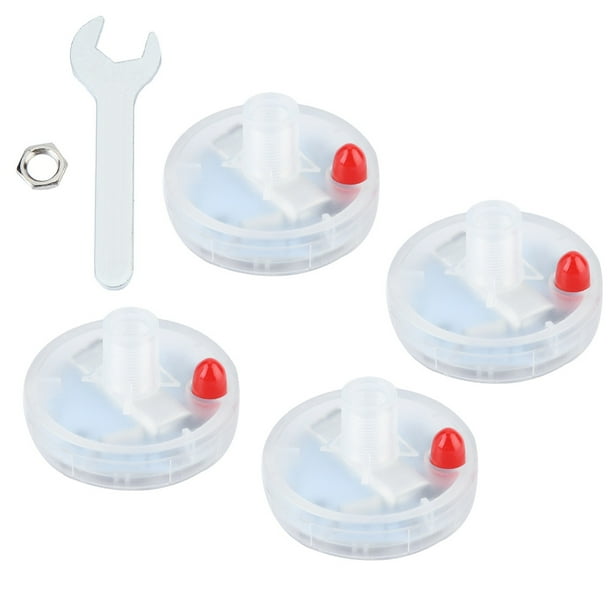 4 piezas de tapa de válvula de neumático de rueda de coche, motocicleta, bicicleta, energía solar, luz estroboscópica LED, lámpara de flash