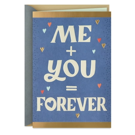 Hallmark Anniversary Card for Spouse (Me and You Forever)