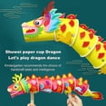 thumbnail image 1 of 1 Set Paper Handcraft Kit Diy Funny Changeable Dragon Paper Craft Ornament For Kindergarten-SHUNJING, 1 of 2