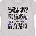 thumbnail image 4 of Inktastic Alzheimers Disease Awareness Month Ribbon Boys or Girls Toddler T-Shirt, 4 of 5
